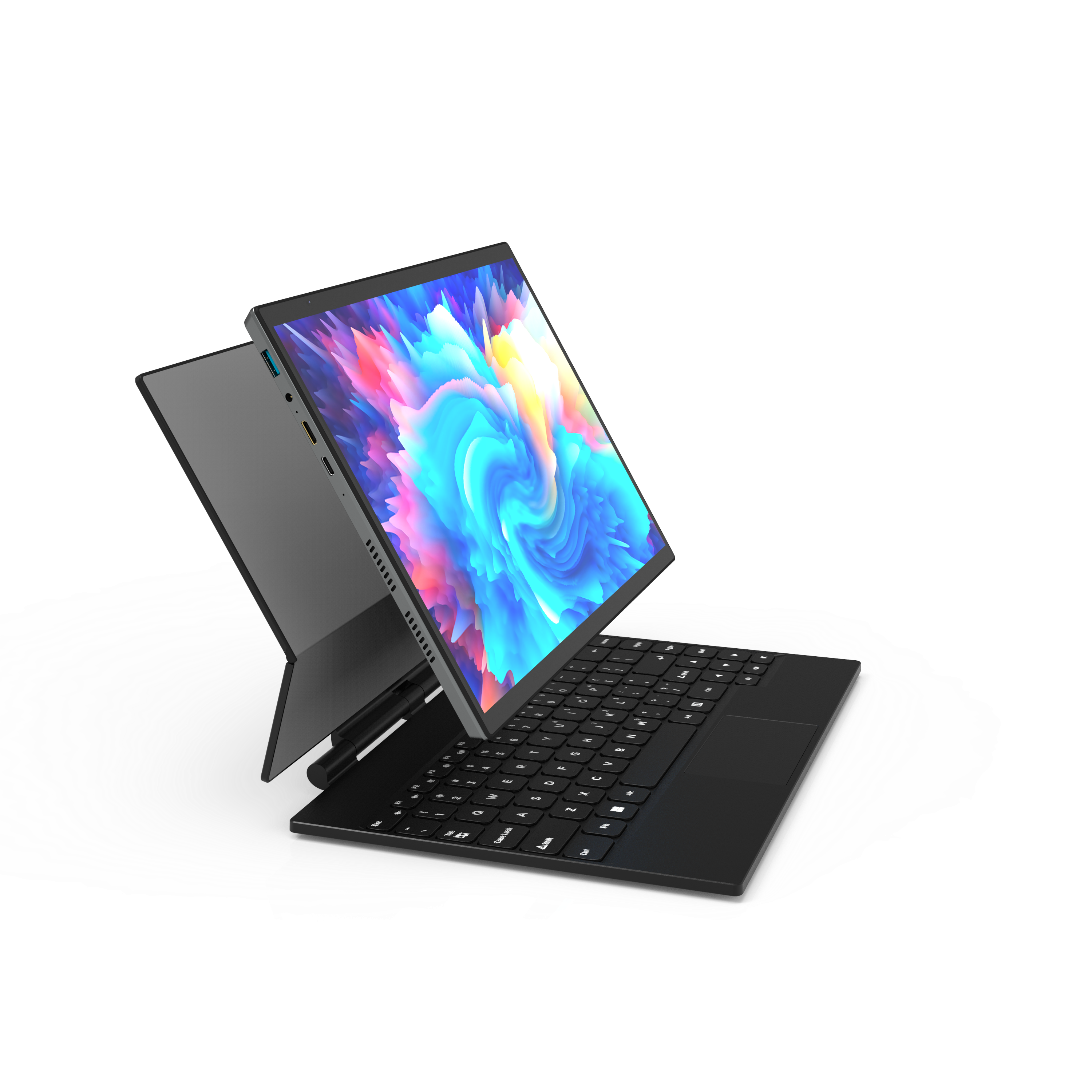 Trion Canvas Pro 14" 2-in-1 Touch Screen Laptop 12th Gen Intel Celeron-N95 16GB 512GB SSD Windows 11 - Grey ( Open Never Used )