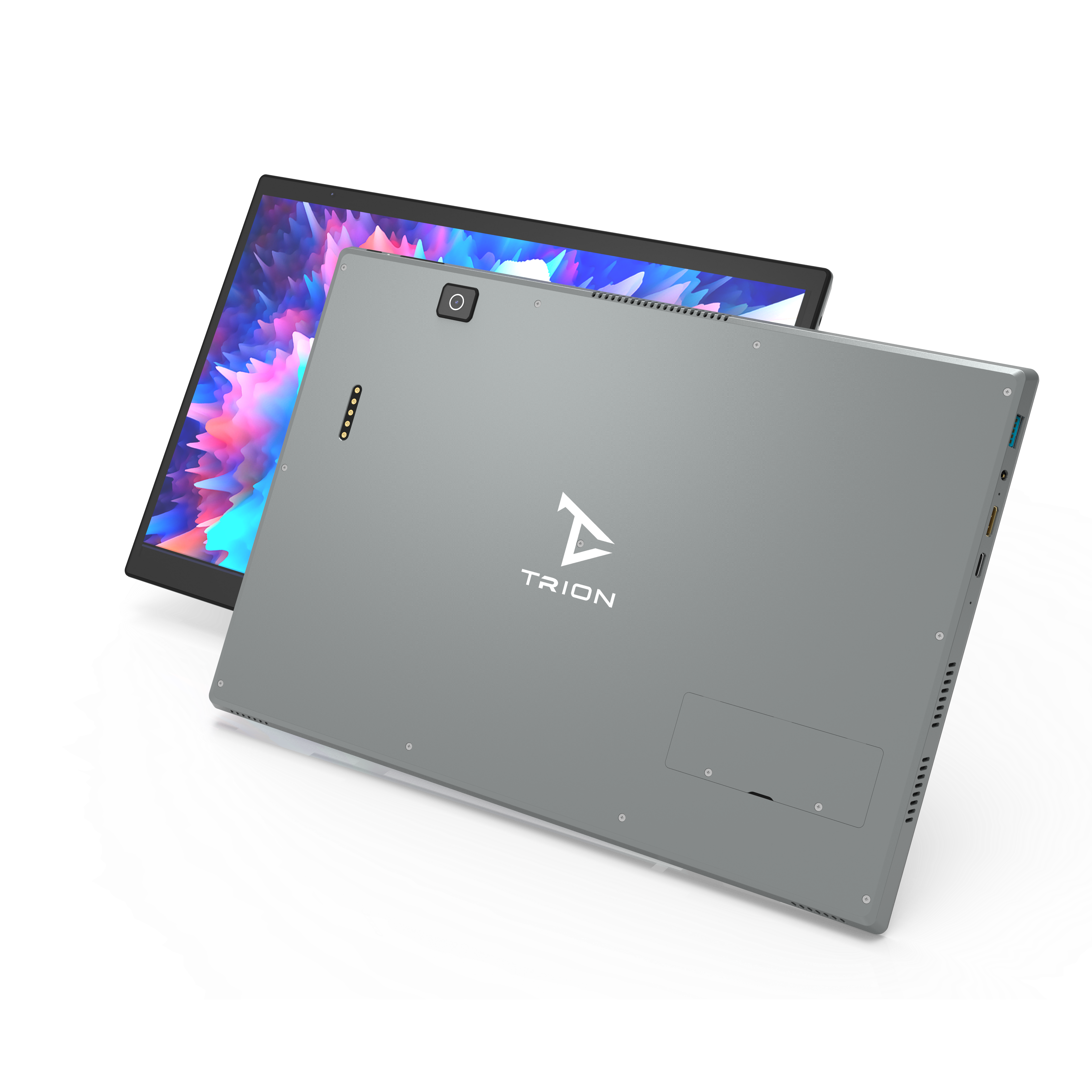 Trion Canvas Pro 14" 2-in-1 Touch Screen Laptop 12th Gen Intel Celeron-N95 16GB 512GB SSD Windows 11 - Grey ( Open Never Used )