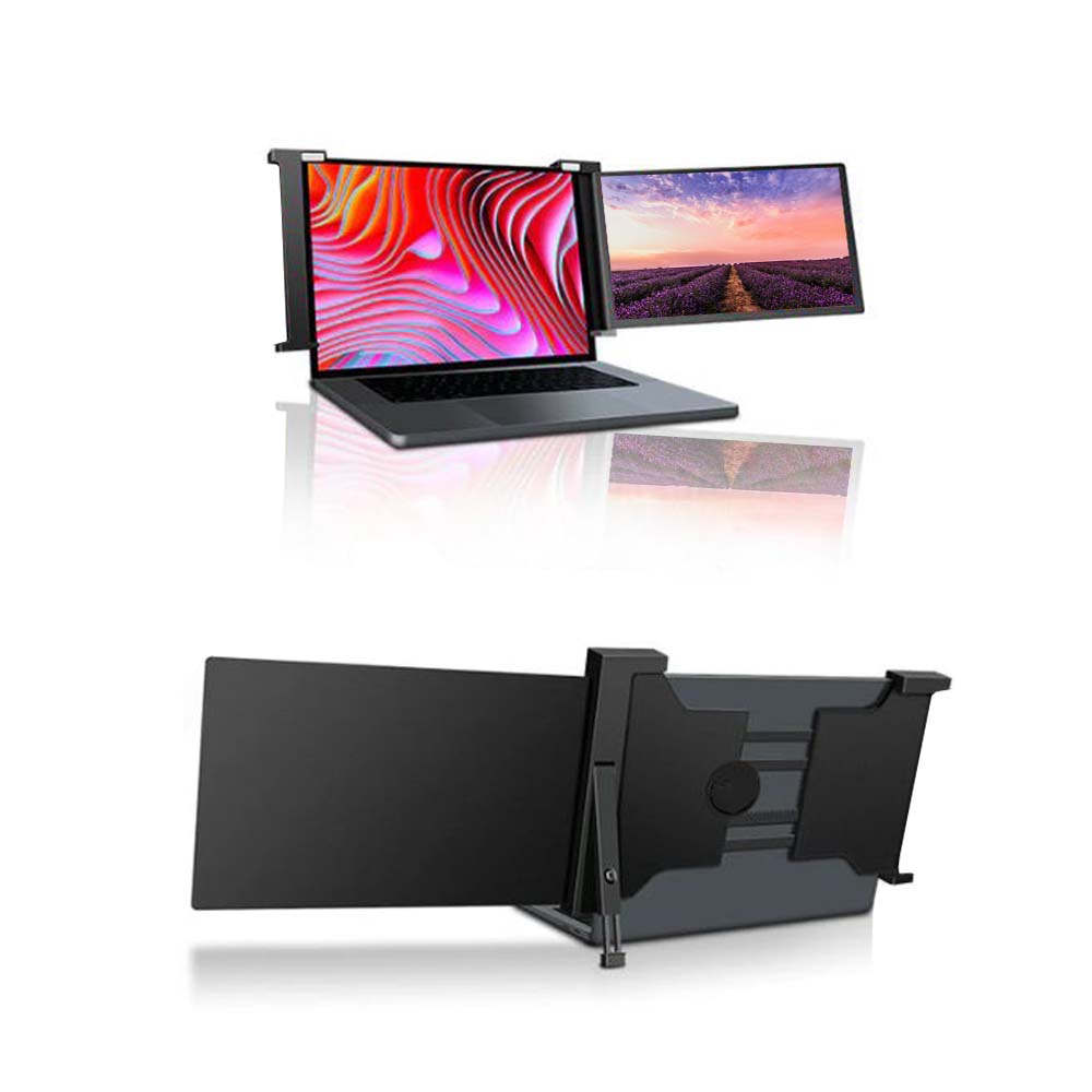 Trion 11.6" Laptop Monitor Extender 1080P IPS FHD Portable Laptop Dual Screen Extender - Black